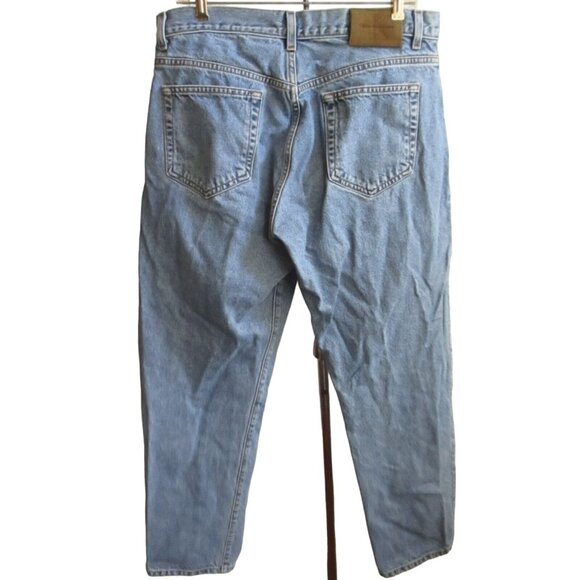 Calvin Klein Vintage Women's Jeans 15 34x30 1990's USA MADE Buttonfly Preppy Mom - Picture 1 of 7